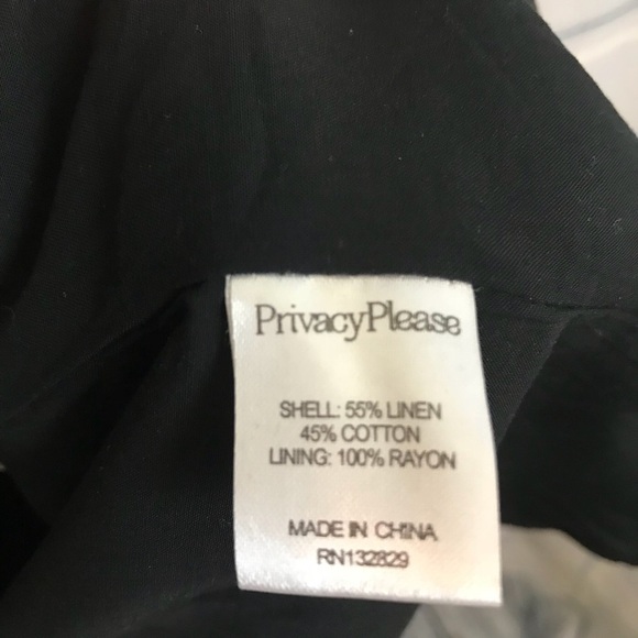 Privacy Please High Slit Black Polka Dot Dress - Picture 3 of 8